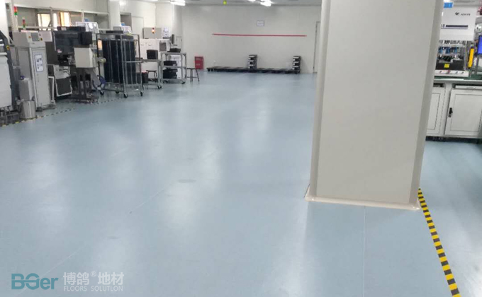 PVC防靜電地板 工廠車間地面車間防靜電地膠